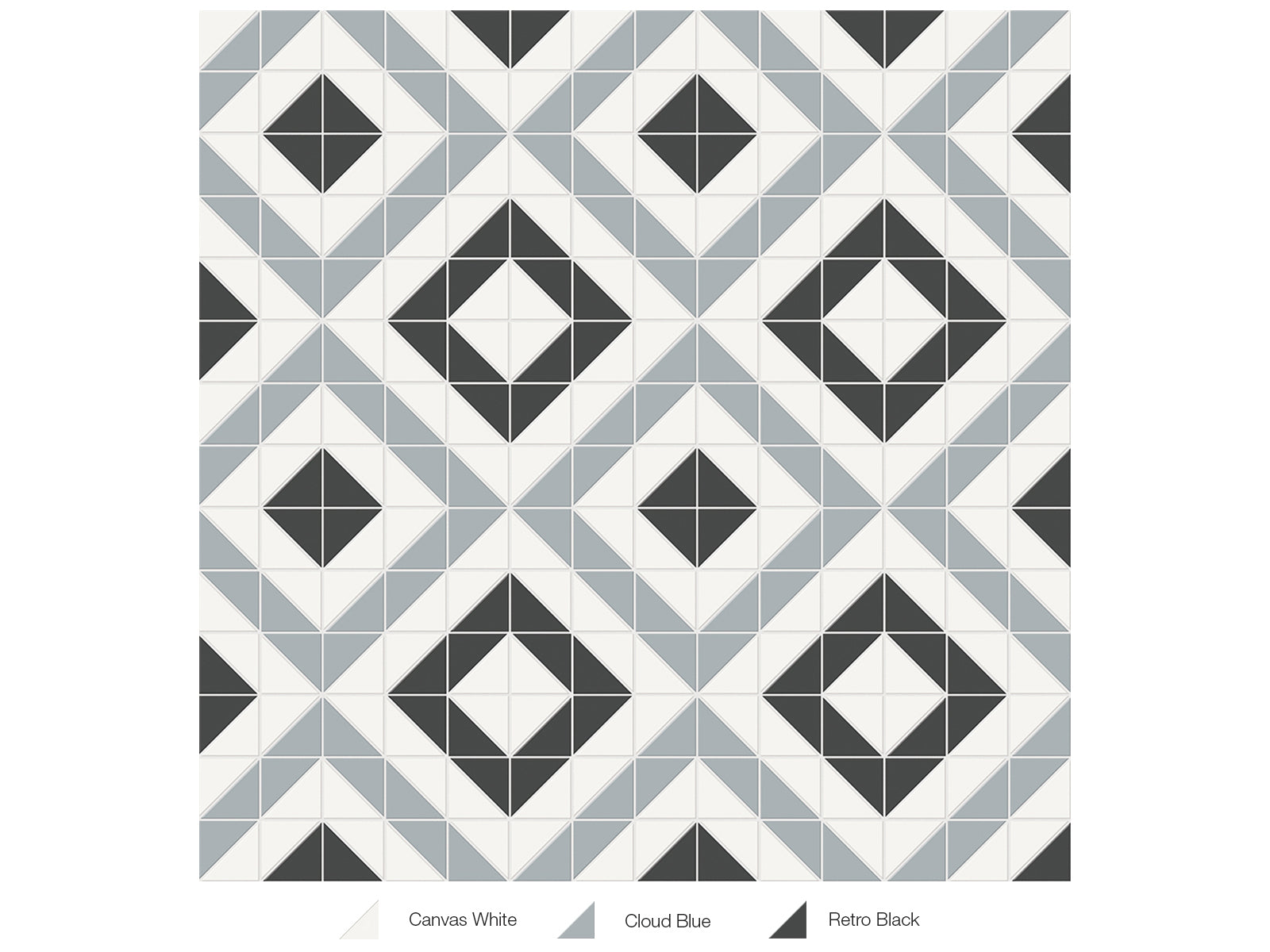 Anatolia - Céramique mosaïque Soho Dawn Blend Mat 10" x 10" (vendu au pi²)