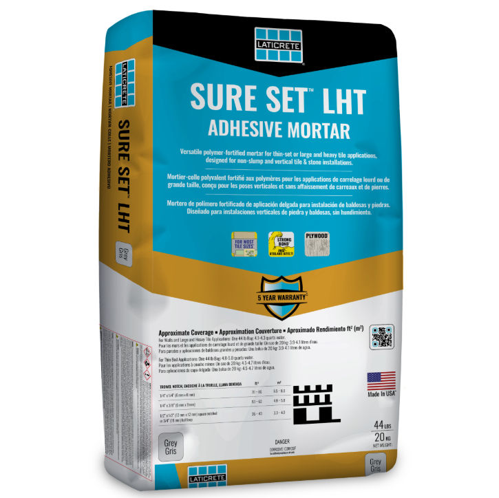 Laticrete - Large Tile Mortar Sure Set LHT Grey 44 lb ||0559-0044-21