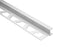 Schluter - DECO-SGC Profilé de support pour cloison de douche en verre aluminium anodisé Mat 1/2" (12.5 mm) x 9/16" x 8' 2-1/2"