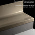 Tarkett - Marche d'escalier en caoutchouc avec contremarche intégrée Angle Fit Hammered #LC7 avec Insert 72"