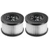 DeWalt - Ensemble de filtres HEPA de rechange pour extracteurs de poussière (type 2) DWV010 et DWV012