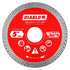 Diablo - Disques à tronçonner diamantés à jante continue pour la maçonnerie 5"