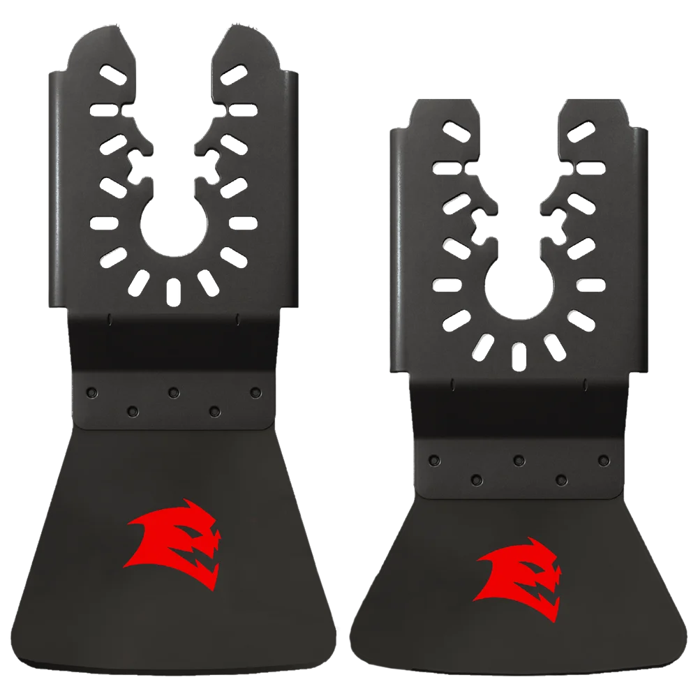 Diablo - Jeu de 2 grattoirs oscillants à usage universel en acier à haute teneur en carbone pour l'élimination des adhésifs