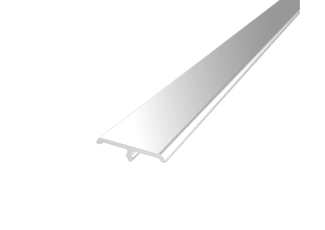 Diaplas - 3/16" (5 mm) x 1" x 8' - Moulure en T pour vinyle aluminium anodisé satiné ||VT-222-25 - Ceramed