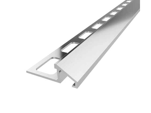 Diaplas - 3/8" (10 mm) x 1-11/32" x 8' - Moulure décorative pour bordure de céramique aluminium ||TR-111-10 - Ceramed