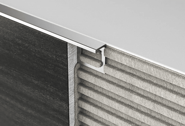 Diaplas - 3/8" (10 mm) x 8' - Moulure en L décorative pour bordure de céramique Économique aluminium anodisé brillant ||EC_223-10 - Ceramed