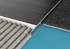 Diaplas - 3/8" (10 mm) x 8' - Moulure en L décorative pour bordure de céramique Économique aluminium anodisé nickel satiné ||EC-850-10 - Ceramed