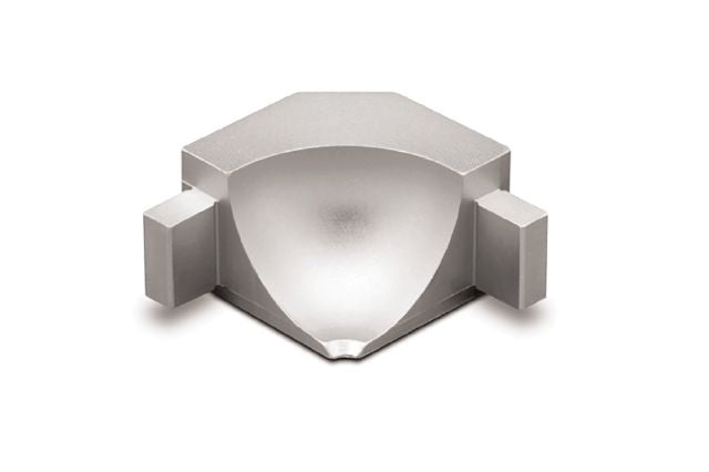 Schluter - DILEX-AHKA Coin intérieur 90° avec rayon de 3/8" pour Profilé à gorge Aluminium anodisé Mat