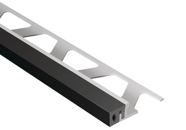 Schluter - DILEX-KSA 1/2" ALUM / JOINT 3/8 NOIR ||AKSA125GS