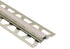 Schluter - DILEX-KSN Profilé pour joint de surface Acier inoxydable (V2) avec zone de mouvement en caoutchouc de 7/16" Gris pierre 5/8" x 8' 2-1/2"