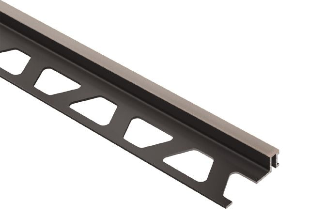 Schluter - DILEX-BWA Proiflé de joint de périmètre avec une zone de mouvement CPE de 3/16" Plastique PVC Gris coulis 3/16" x 8' 2-1/2"