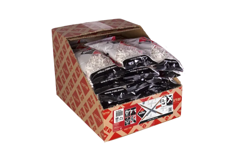 Rubi - Display Box of Tile Spacers for 1/8" Joints (42 Bags of 200) ||02127