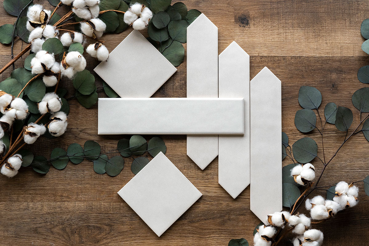 MSI Surfaces Wall Tile – Renzo Dove Cool White Glossy – 2.5" x 13"