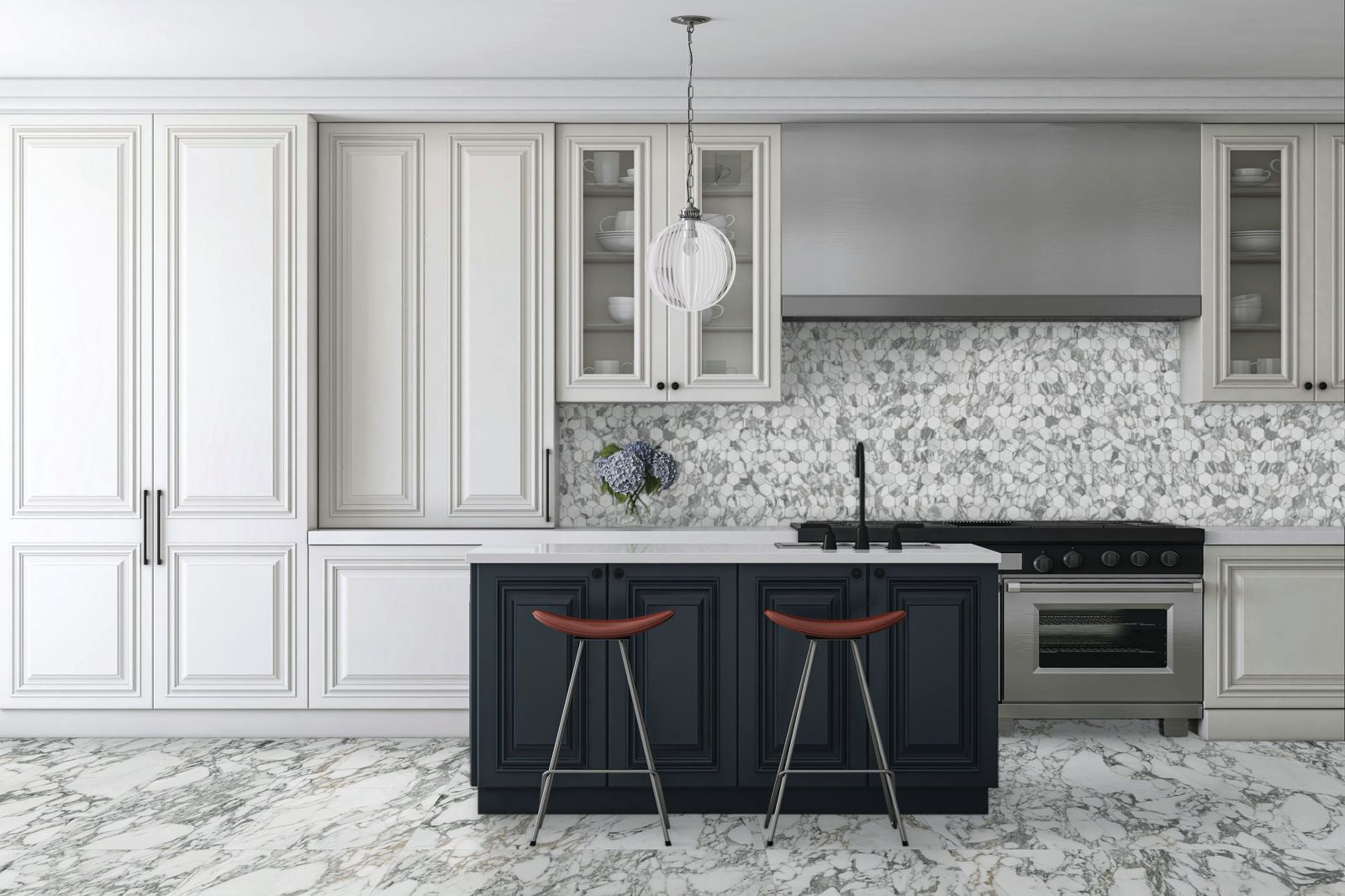 Anatolia Tuiles de céramique Majesto Arabescato Corchia