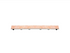 1-1/8" x 31-1/2" - Schluter KERDI-LINE Recessed linear drain with tileable frameless grate design - brushed stainless steel (V4) ||KL1DRE80