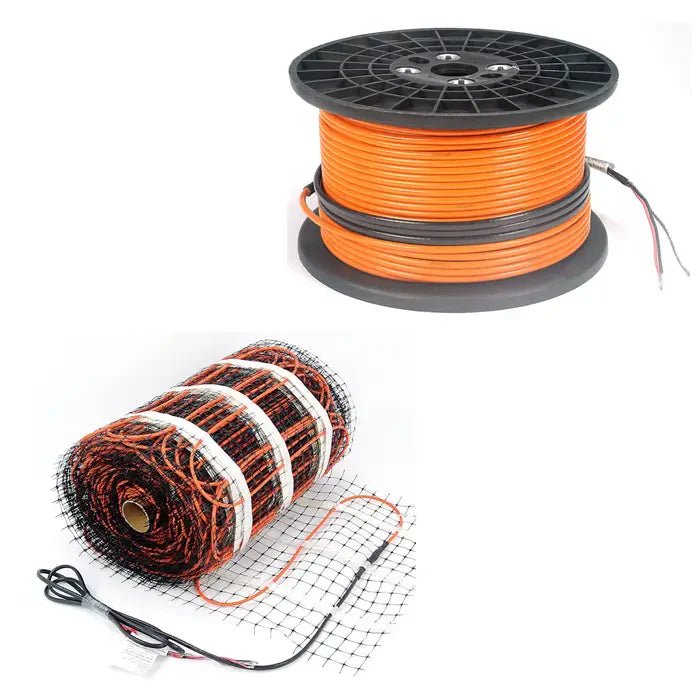 Drexma - 55 pi² - Plancher Chauffant Béton sur Mesh 240 Volt ||6MTS-240V-55 - Ceramed