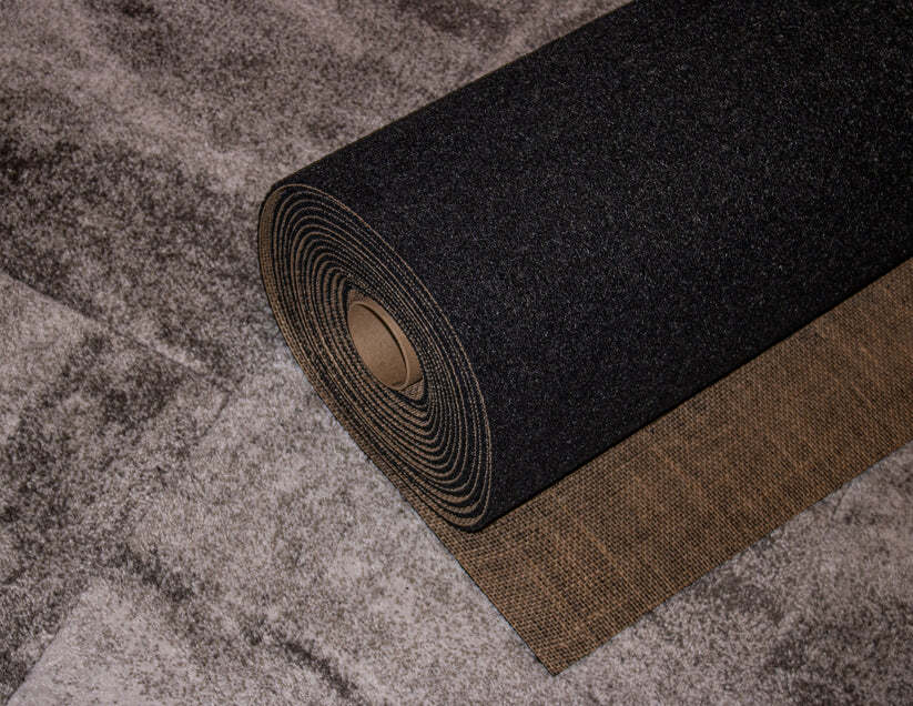 Dura - Coussin de tapis acoustique Duralux en caoutchouc avec endos en jute 30" x 54" - 7 mm (135 pi²)