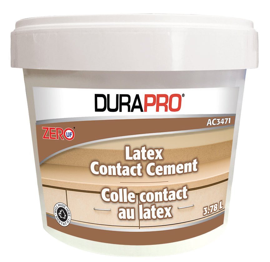 Dural - Colle contact au latex DuraPro blanche 3.78 L