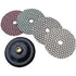Troxell - Ensemble de Pads de polissage 5" avec fixation - Grain 100-200-400-800