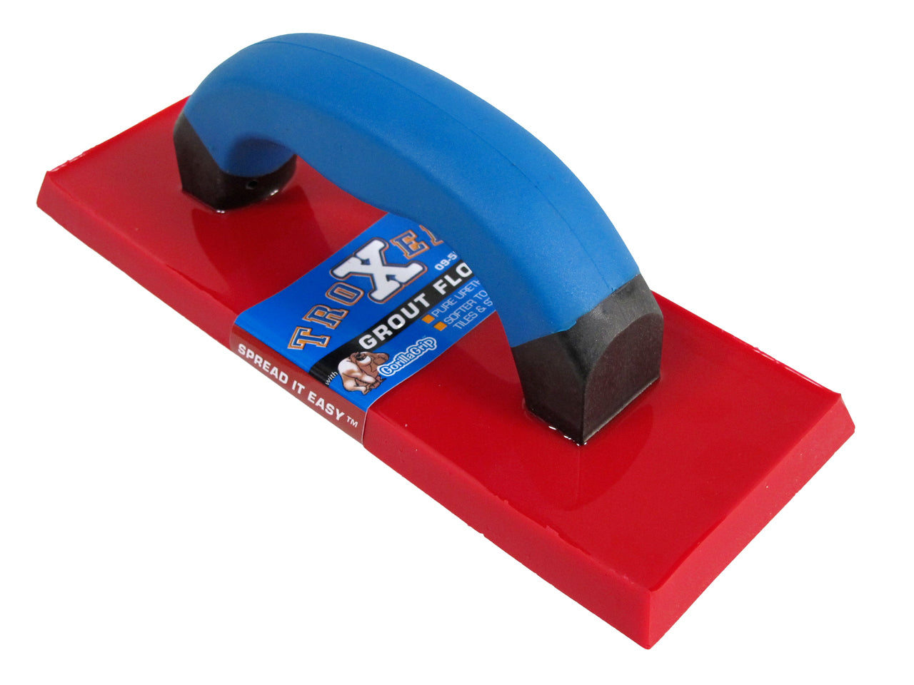 Troxell - Flotte pour coulis avec base en Uréthane rouge - 4" x 9"