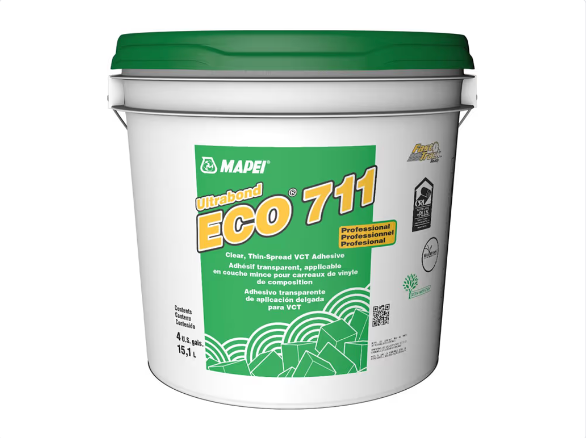 Mapei Ultrabond ECO 711 - 15.1 L - Adhésif transparent de qualité supérieure pour vinyle de composition