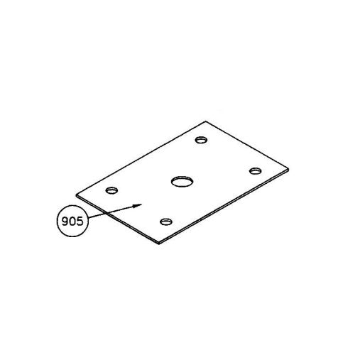 Eddy Floor Tools - Tapis de caoutchouc pour S3000 - 12" x 18"