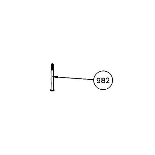 Eddy Floor Tools - Boulon hexagonale pour S2000 - 1/4 28" x 5 5/16"
