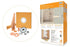 38" x 60" - Schluter KERDI-SHOWER-KIT Shower kit with off-center outlet position without grate with 2" ABS flange ||KSK9651525SABS