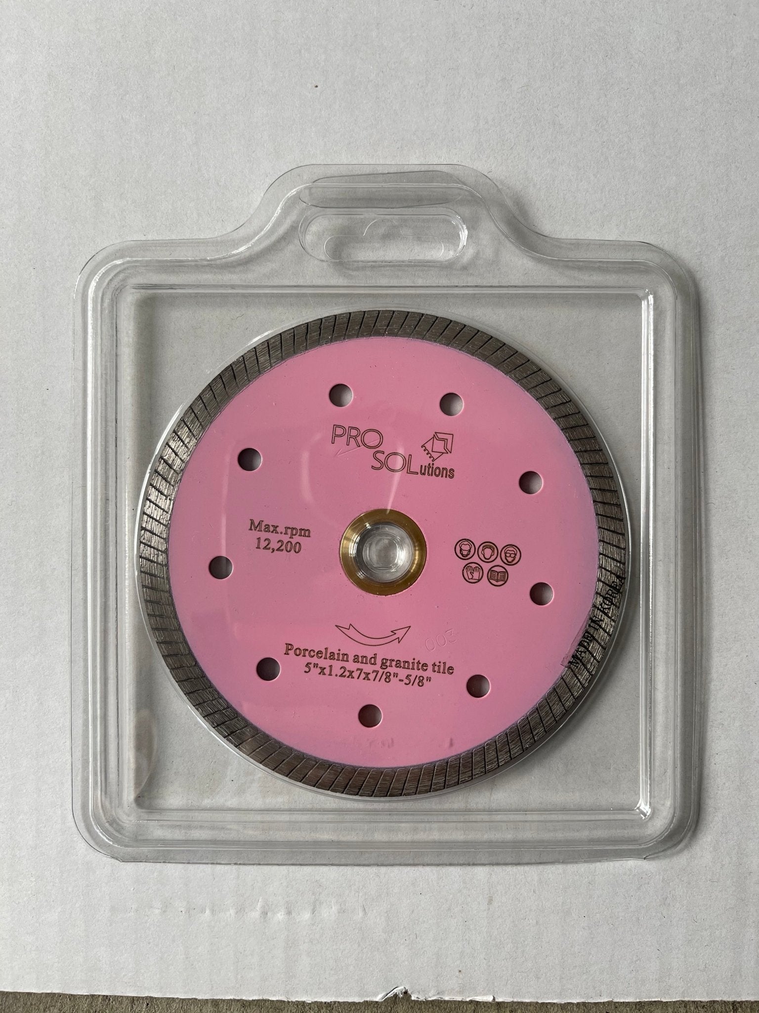 Ermrich Industry - Lame rose super mince de 5"