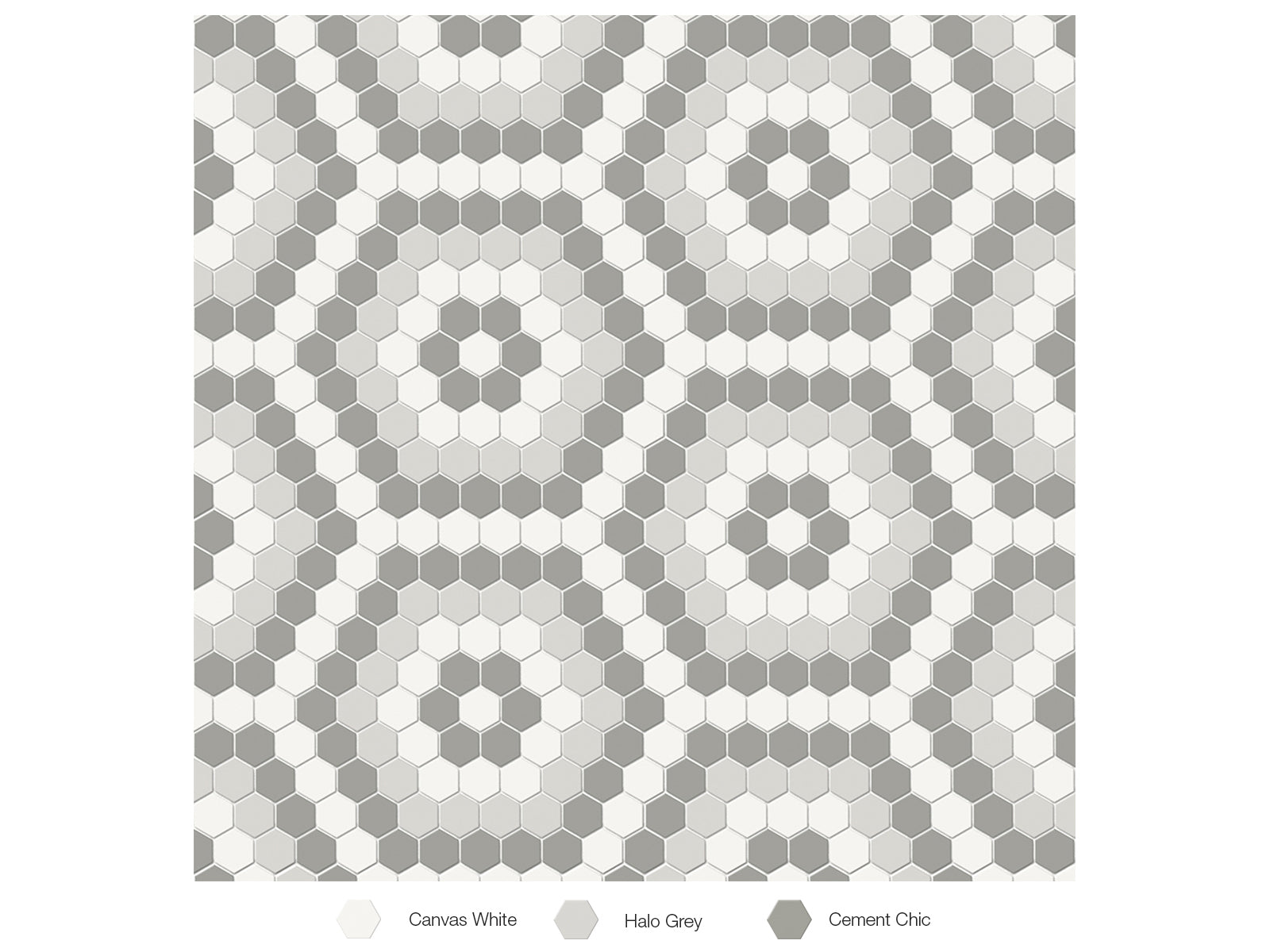 Anatolia - Céramique mosaïque Soho Evening Blend Mat 8-1/4" x 14"
