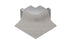 Schluter - DILEX-AHKA Coin extérieur 90° avec un radius de 3/8" (10 mm) - aluminium grège
