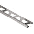 SCHIENE Profilé de bordure de mur/plancher aluminium anodisé nickel poli 1/4" (6 mm) x 8' 2-1/2"||A60ATG