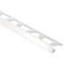 SCHIENE Wall Tile Edging Trim Aluminum White 1/4" (6 mm) x 8' 2-1/2"||A60W