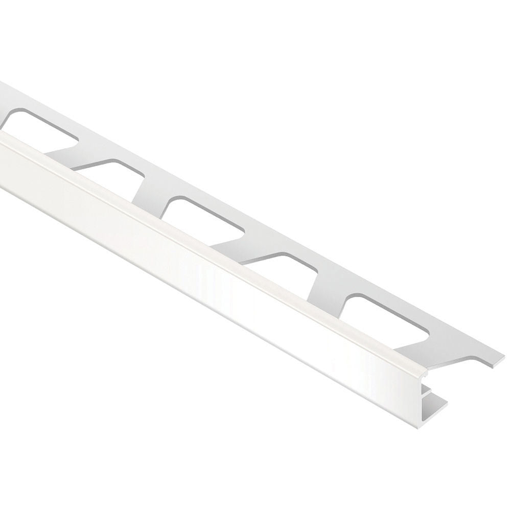 Schluter - SCHIENE Profilé de bordure de mur aluminium blanc 3/16" (4.5 mm) x 8' 2-1/2"||A45W