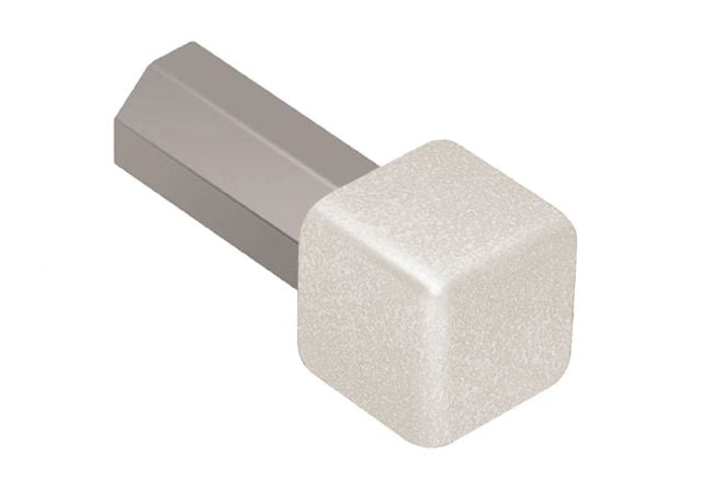 Schluter - QUADEC Coin intérieur/extérieur 90° - aluminium ivoire 5/16" (8 mm)