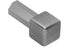 Schluter - QUADEC Coin intérieur/extérieur 90° - aluminium étain 1/4" (6 mm)