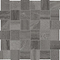 Anatolia - Mosaïque de porcelaine Amelia Carbon Basketweave mate 2" x 2"