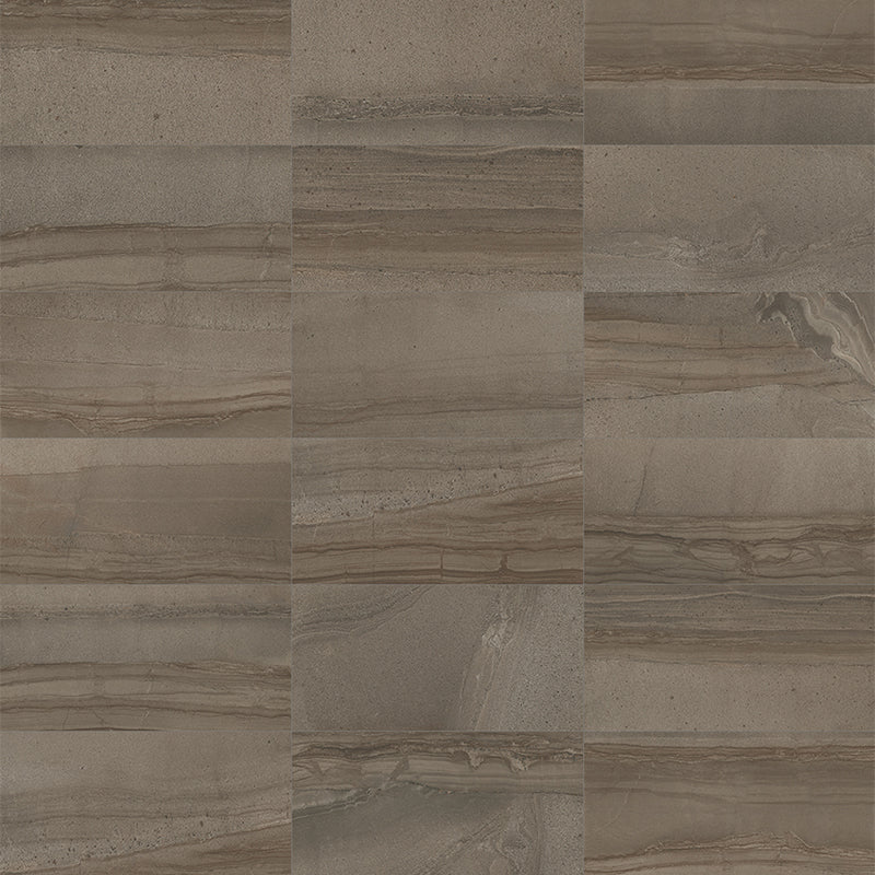 Anatolia - Tuiles de porcelaine Amelia Earth mate 18" x 36"