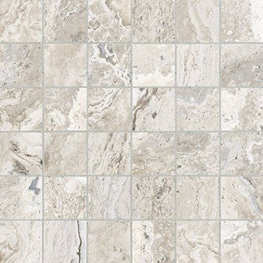 Anatolia - Mosaïque de porcelaine Antico Ivory mate 2" x 2"