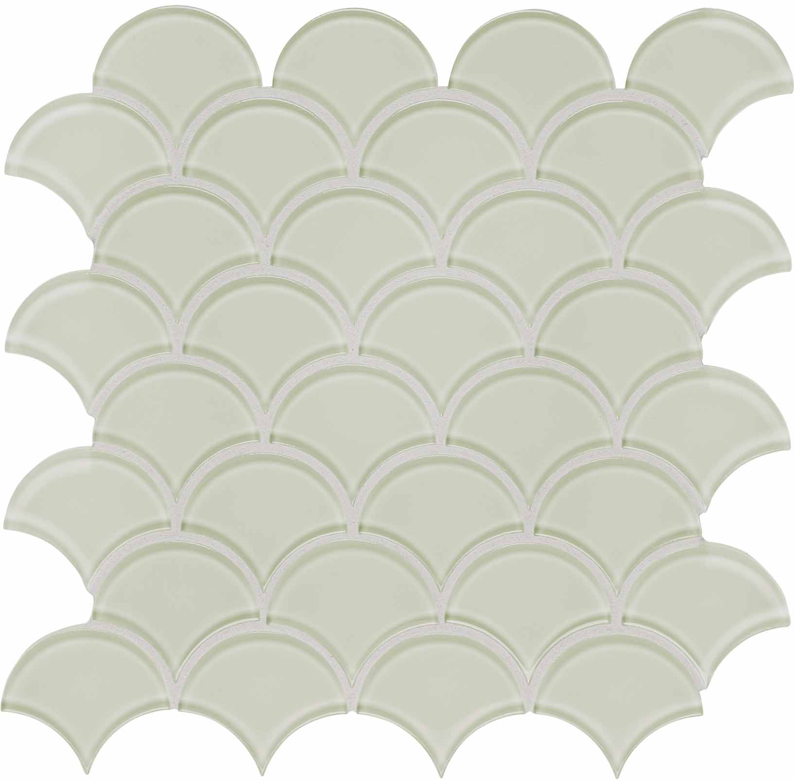 Anatolia - Mosaïque de verre Element Sand Scallop 12" x 12"