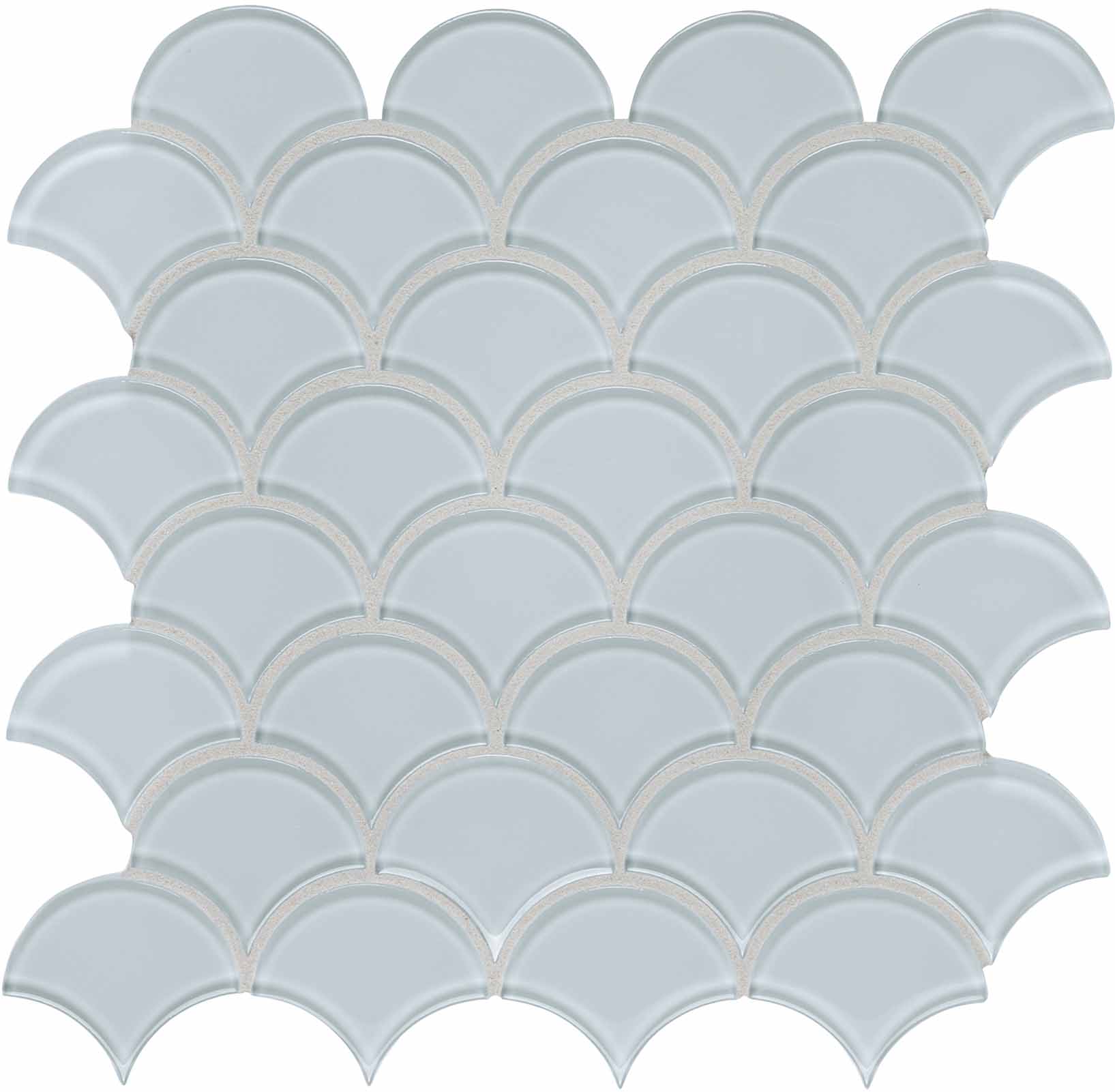 Anatolia - Mosaïque de verre Element Skylight Scallop 12" x 12"