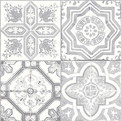 Anatolia - Tuiles de céramique Marrakesh Grey Mix lustrée 8" x 8"