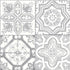 Anatolia - Tuiles de céramique Marrakesh Grey Mix lustrée 8" x 8"