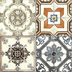 Anatolia - Tuiles de porcelaine Marrakesh Color Mix mate 8" x 8"