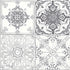 Anatolia - Tuiles de porcelaine Marrakesh Grey Mix mate 8" x 8"