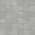 Anatolia - Mosaïque de porcelaine Torino Argento mate 2" x 2"