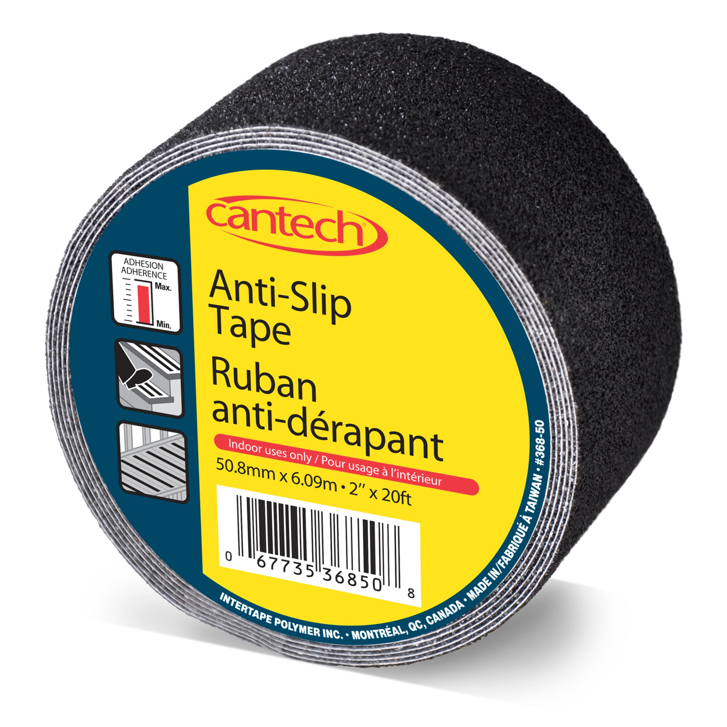 IPG - Ruban antidérapant noir 2" x 60'