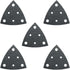 Fein - Feuilles abrasives perforées à bordures de 3-1/8" grain 180 Hook-and-Loop (paquet de 5)