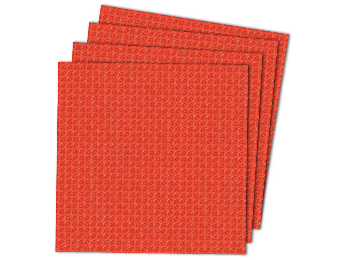 TT8006RED10 Prova Membrane de désolidarisation en feuille FLEX-HEAT 37" x 39" - 6.5 mm (10 pi²)