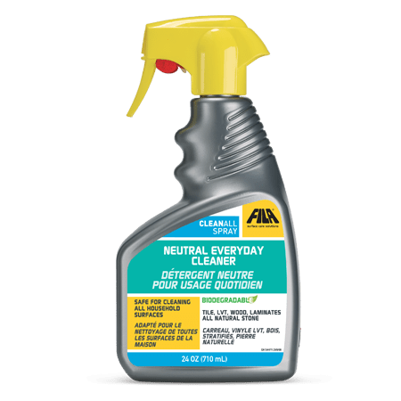 FILA - Détergent neutre pour usage quotidien Cleanall Spray pour les carreaux de porcelaine et de céramique 710 ml